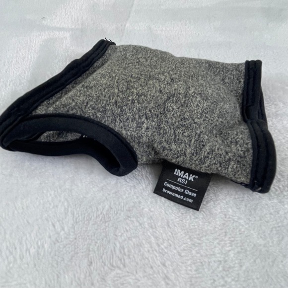 IMAK Other - IMAK RSI Computer Glove Wrist Support Carpal Tunnel Relief Gray One Size